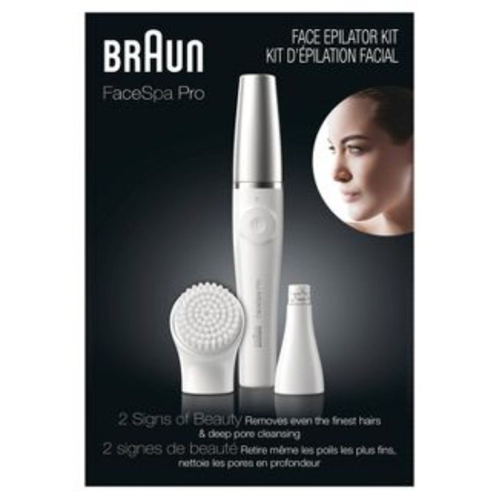 Braun Face Epilator Facespa Pro 910 Facial Hair Removal 3 in 1 Tool